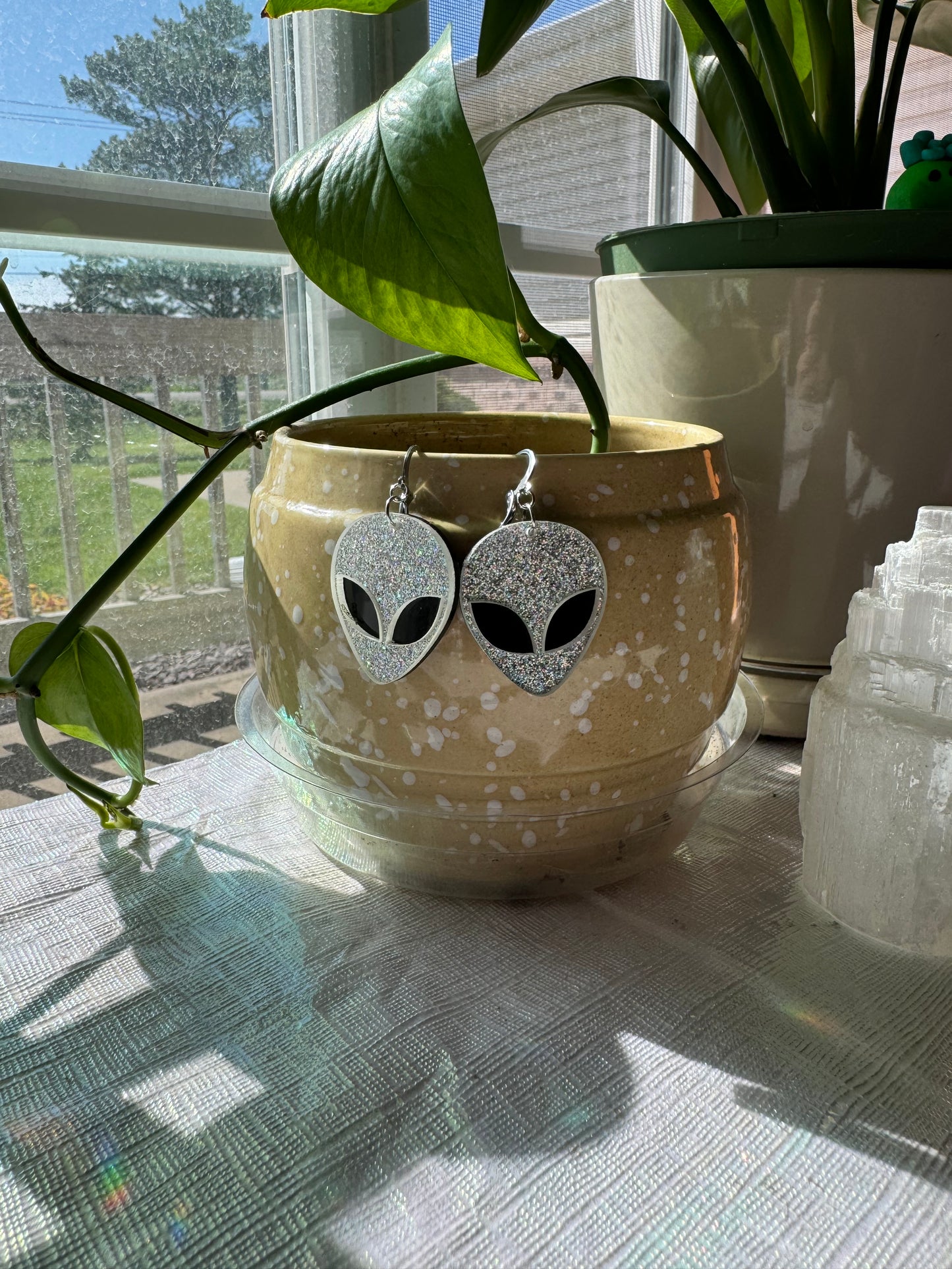 Alien Earrings