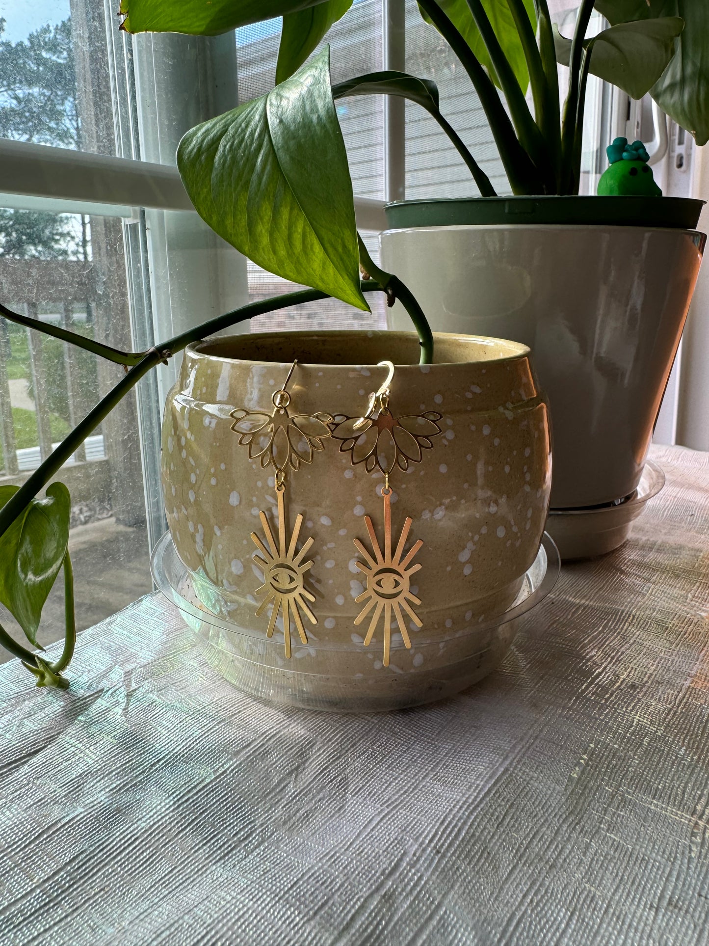 Gold Dangle Earrings