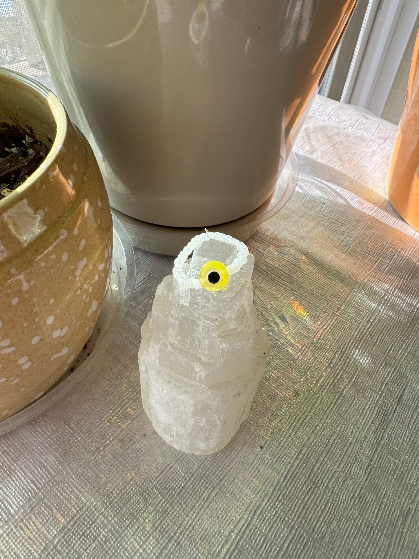 Yellow Evil Eye Ring