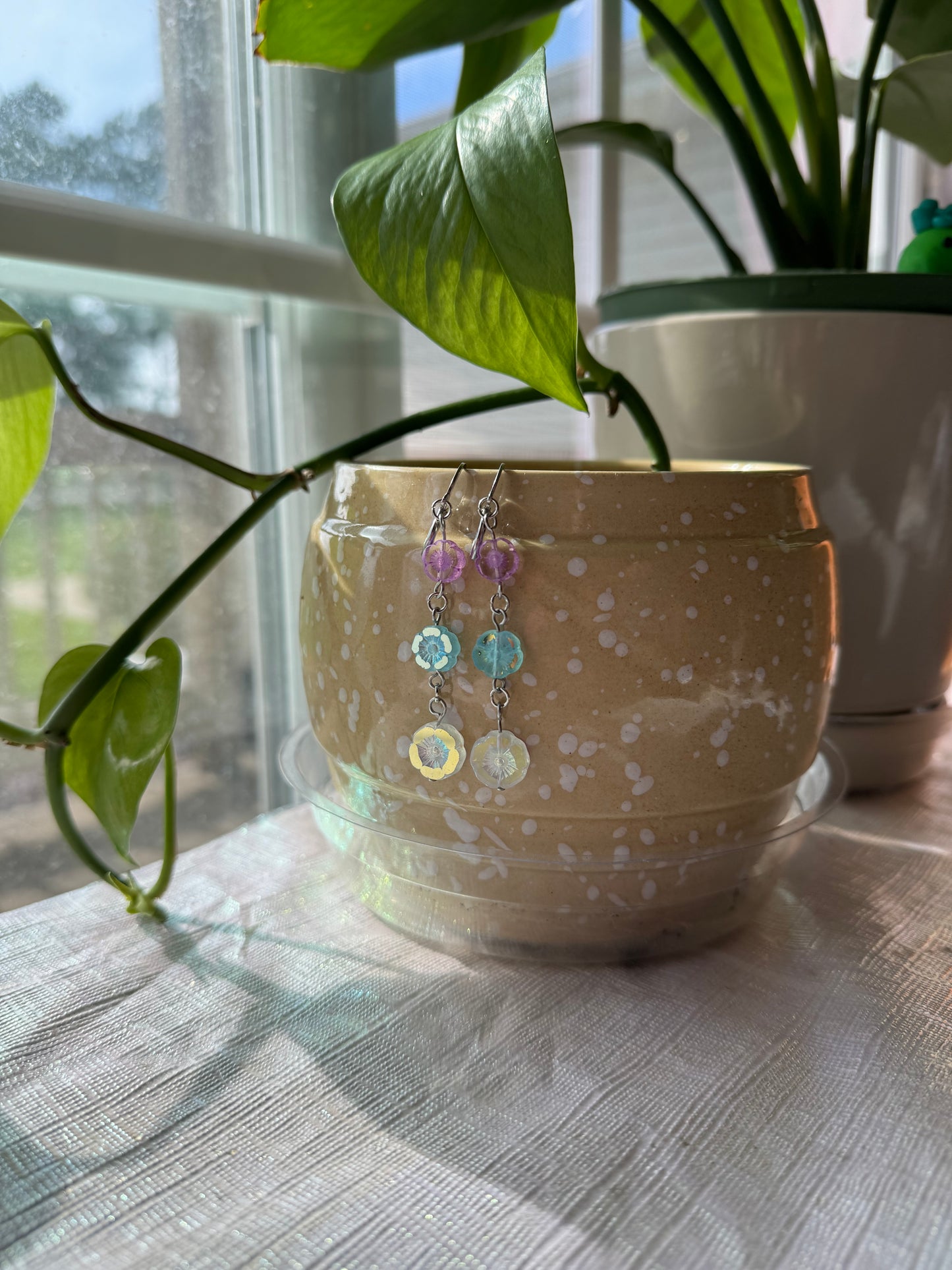 Flower Dangle Earrings