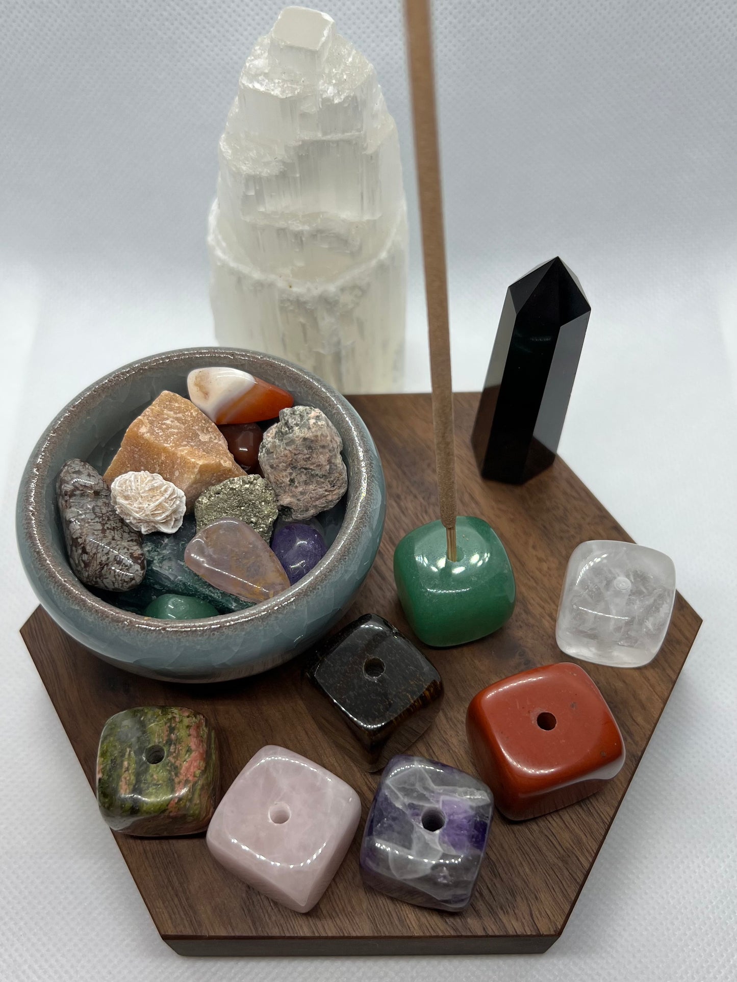 Crystal Cube Incense Holders