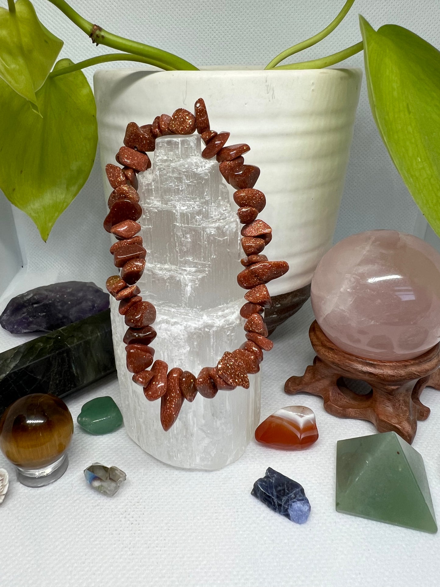 Sunstone Chips Bracelet