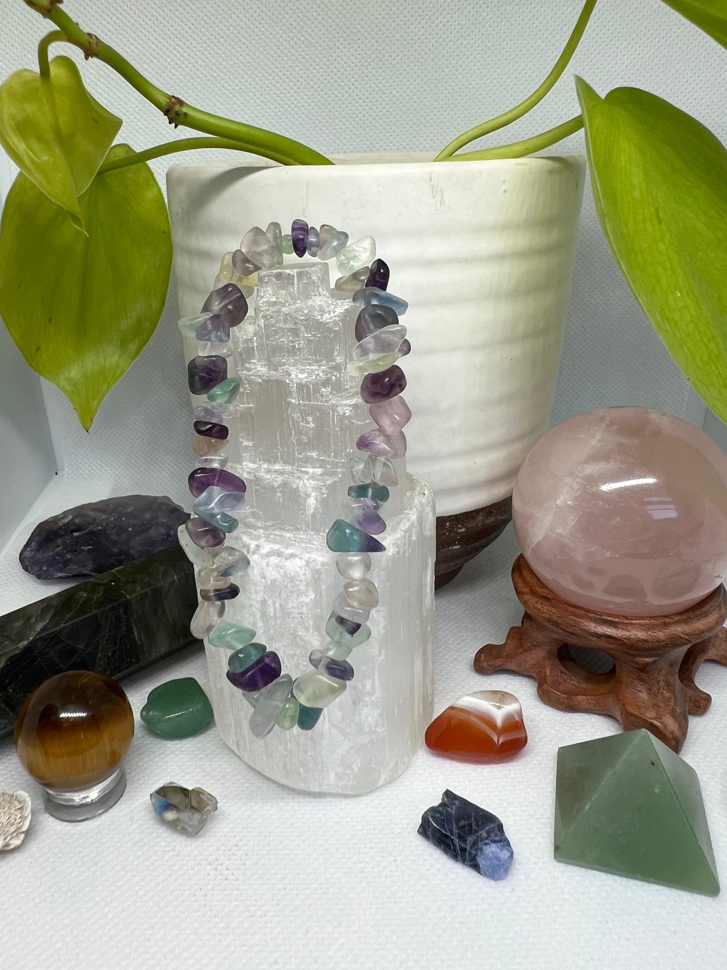 Flourite Chips Bracelet