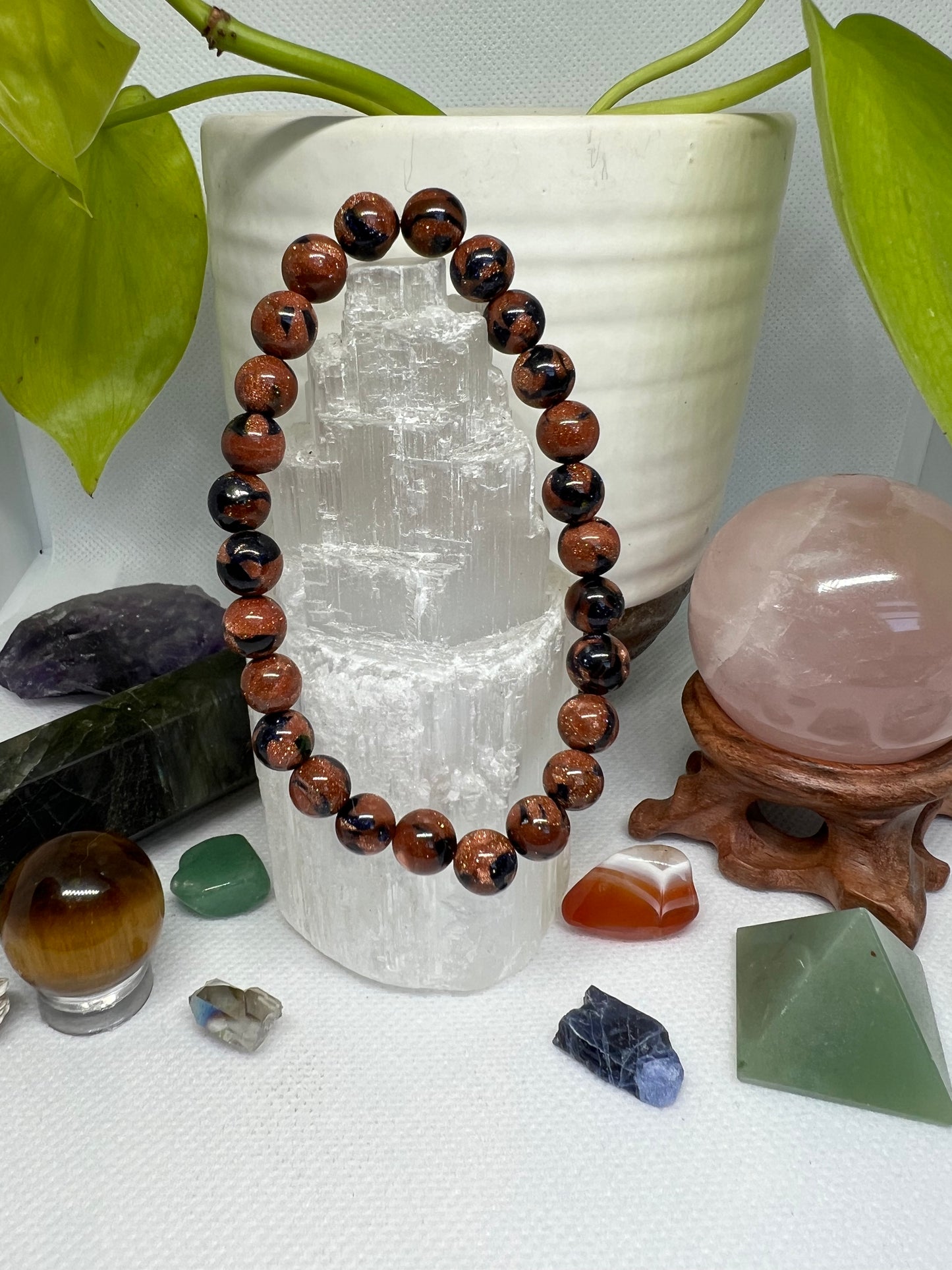 Sunstone & Blue Sunstone Mixed Bracelet