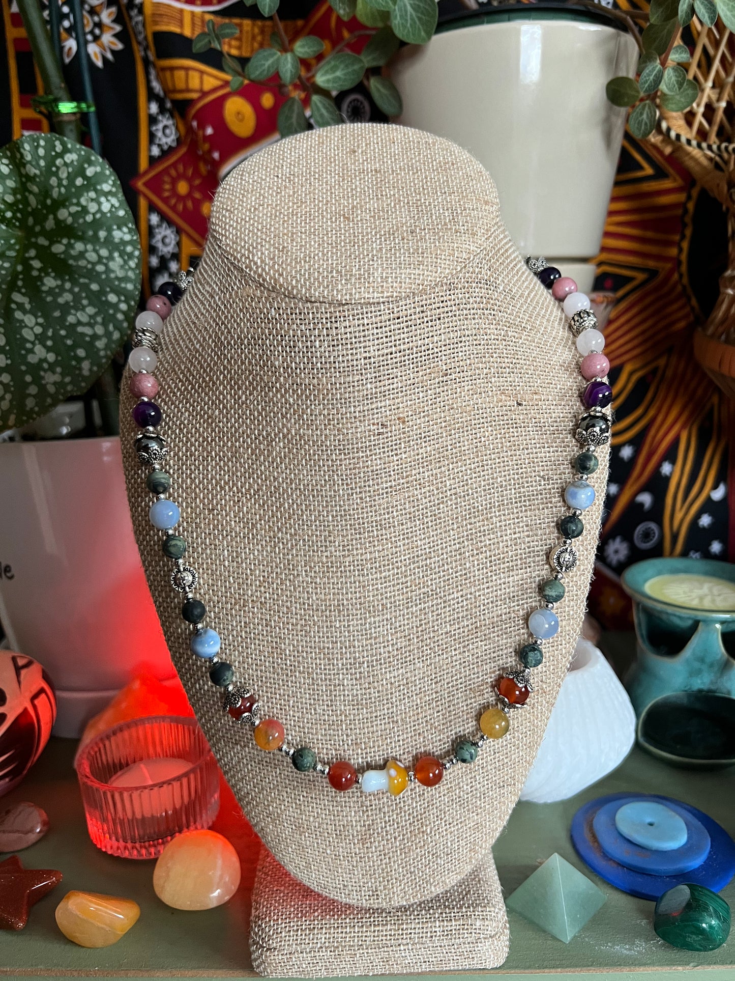 Multi Stone Necklace