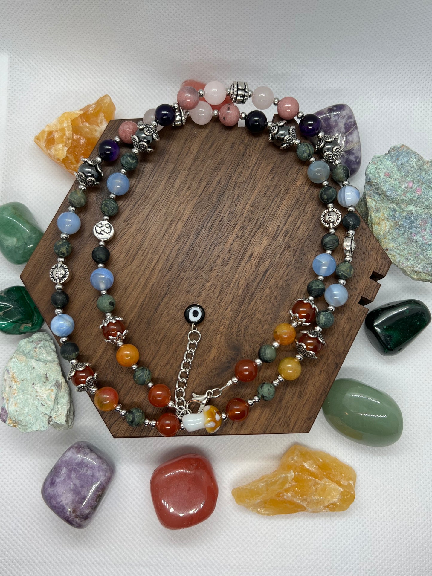 Multi Stone Necklace