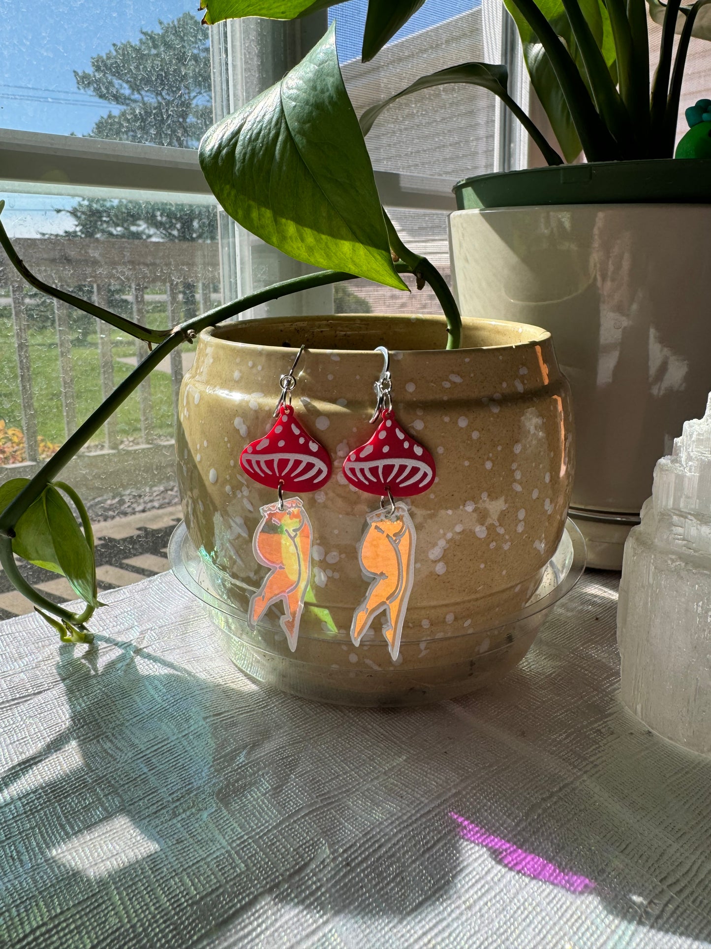 Mushroom Lady Earrings